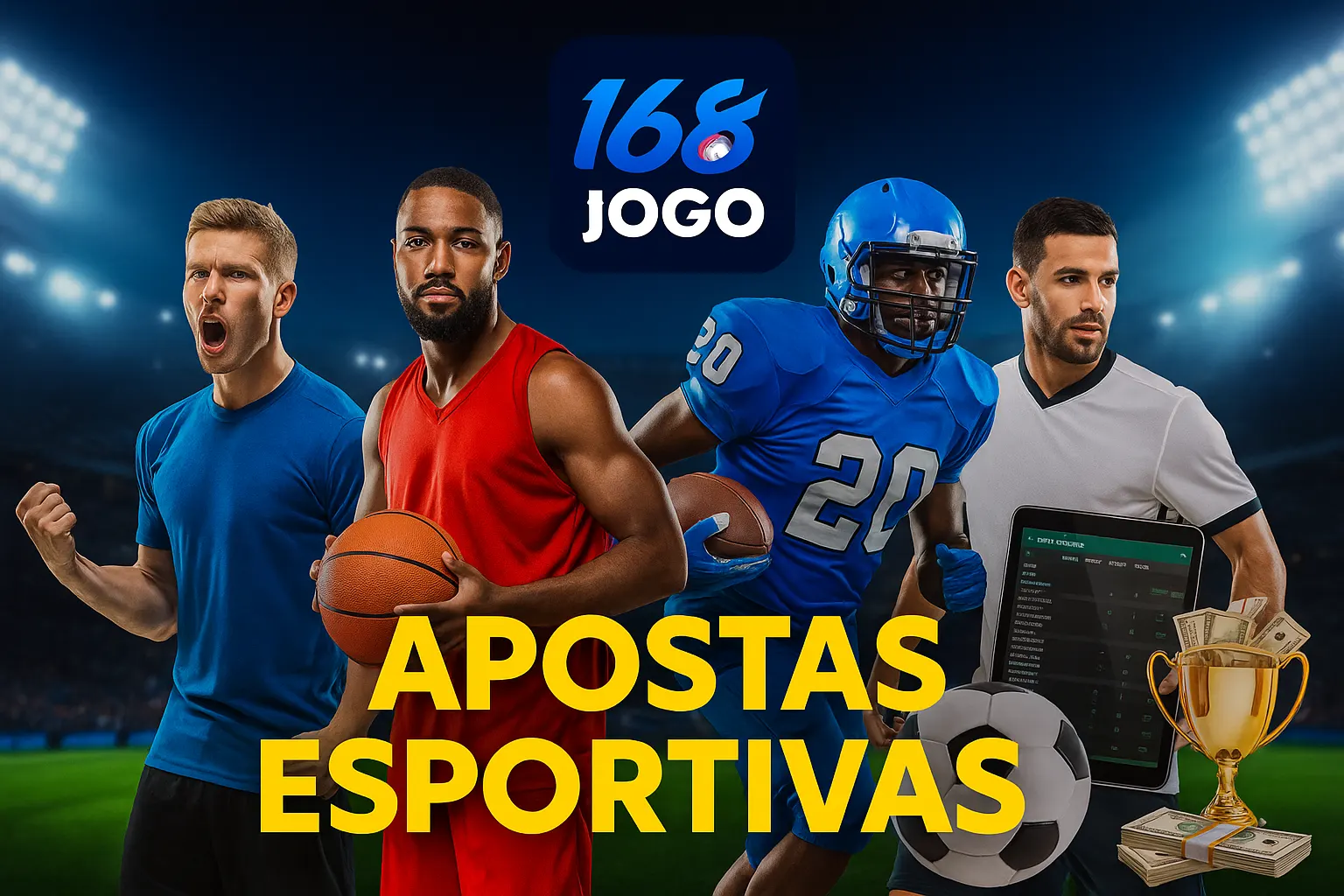 Apostas esportivas no cassino online 168JOGO