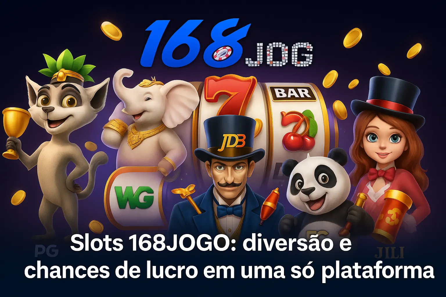 Explore o mundo das slot machines no 168JOGO Casino
